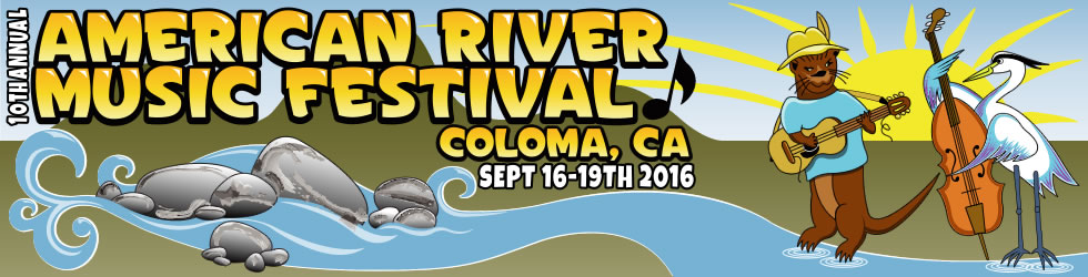10th annual American River music festival, Coloma, CA, September 16-19, 2016 